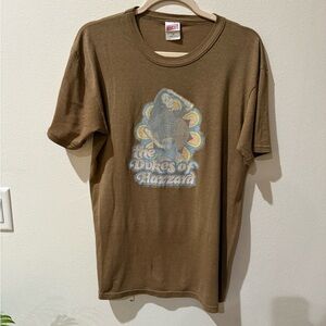 Soffe Brown Graphic Tee vintage  single stitch daisy Duke thin t shirt size med